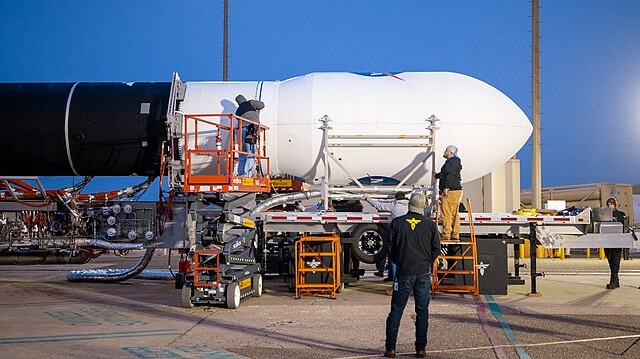 Firefly carbon fiber rocket. Public domain. Wikimedia Commons