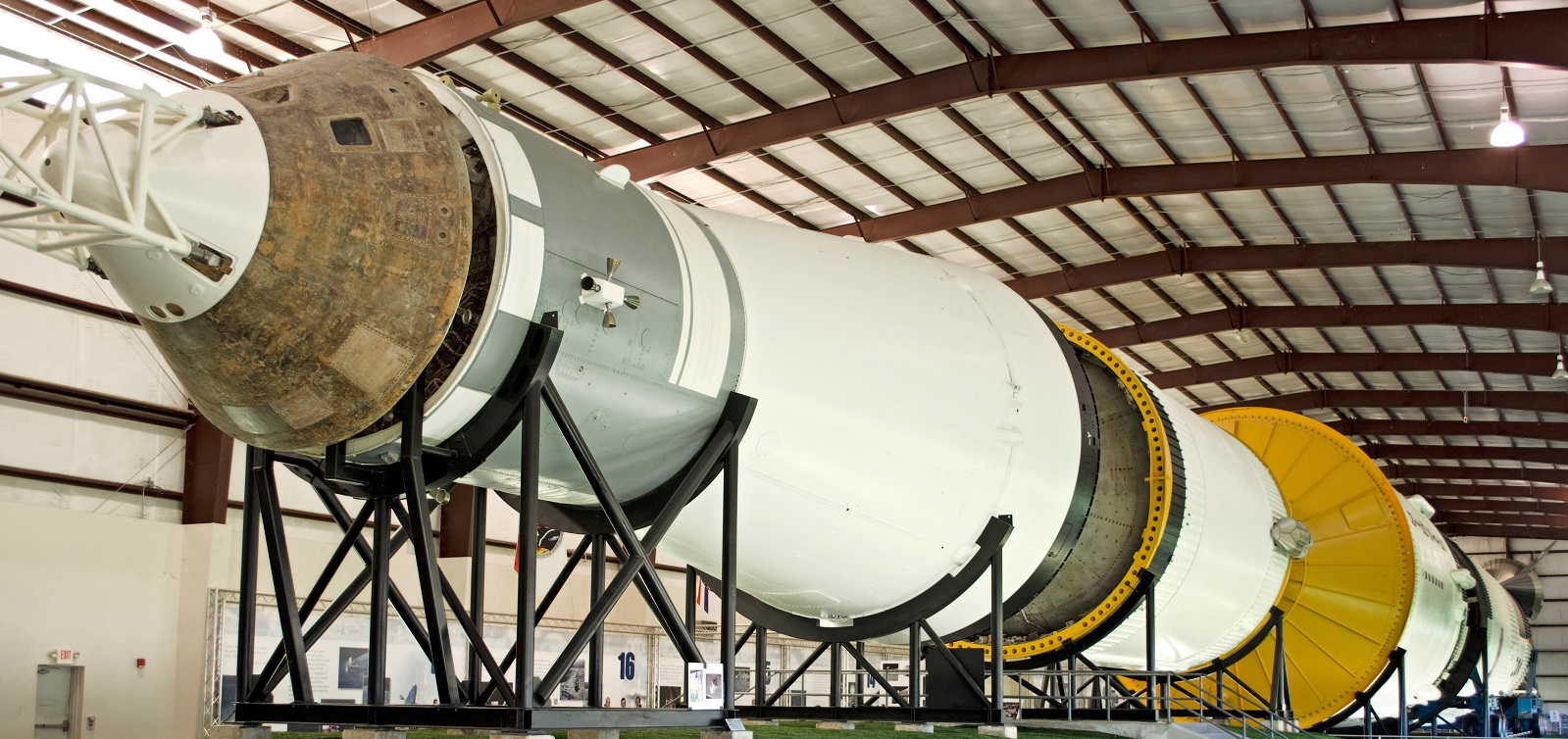 The Saturn V was one of the greatest inovations of Twentieth Century rocketry. Source: Wikimedia Commons (File:Saturn_V_Rocket_--_Johnson_Space_Center.jpg).